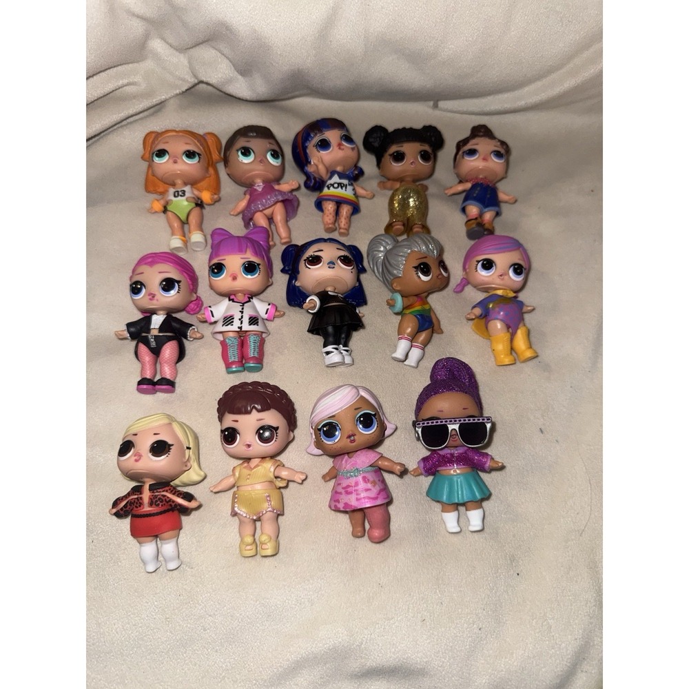 HUGE Lot LOL Surprise OMG 14 Dolls Mini